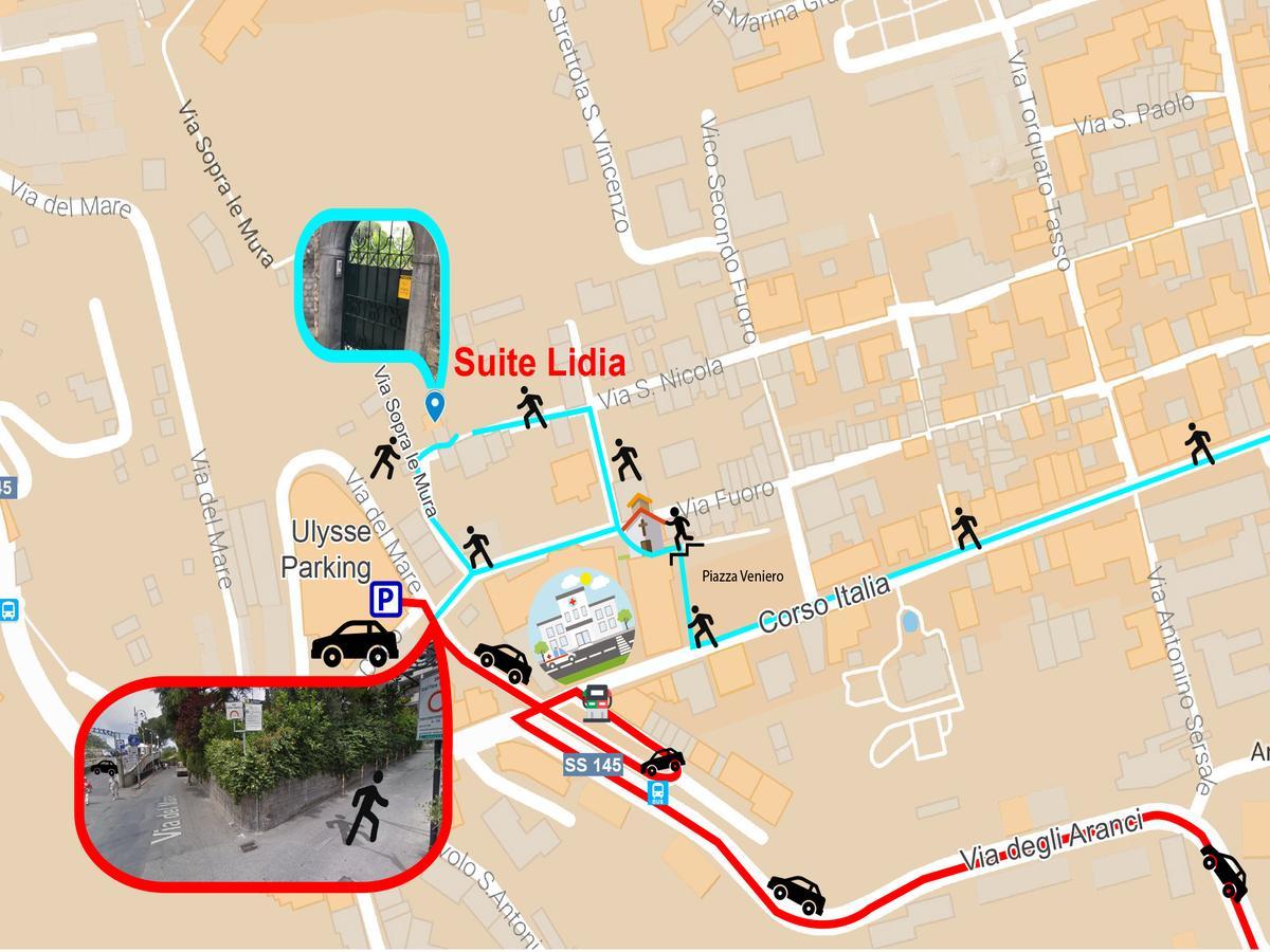 סורנטו Suite Lidia B&B מראה חיצוני תמונה